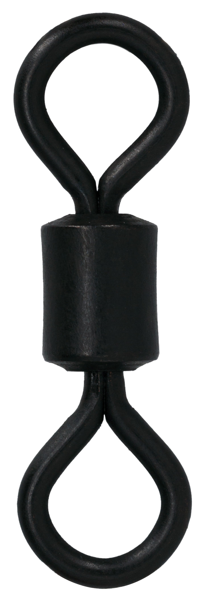 Mikado Roll-Wirbel - NR. 4/0 - Schwarz Matt - 5 Stk.