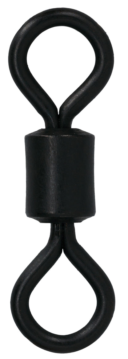 Mikado Roll-Wirbel - NR. 4/0 - Schwarz Matt - 5 Stk.