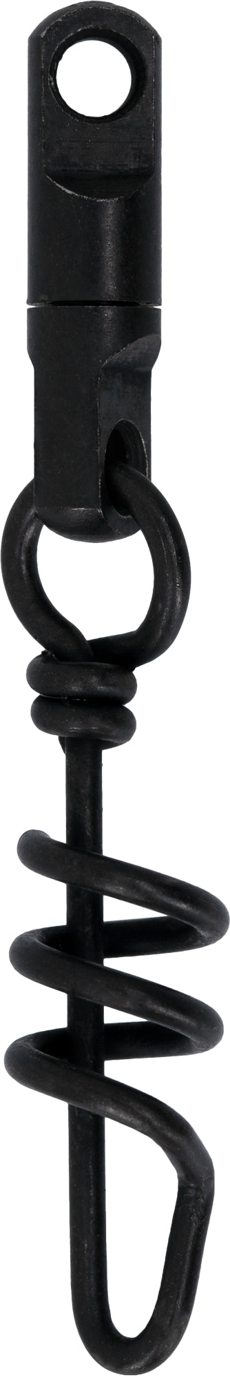 Mikado Wirbel - Mit Schnappen Schraube - Größe 4mm - Schwarz Matt - 5 Stk.