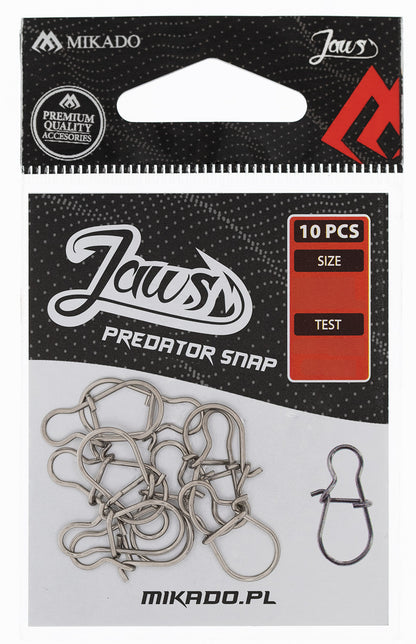 Mikado Snap - Jaws Predator Snap Größe M - 10 Stk.