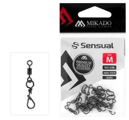 Mikado Roll-Wirbel - Mit Schnappen Mikado - Größe Xxs - 10 Stk.