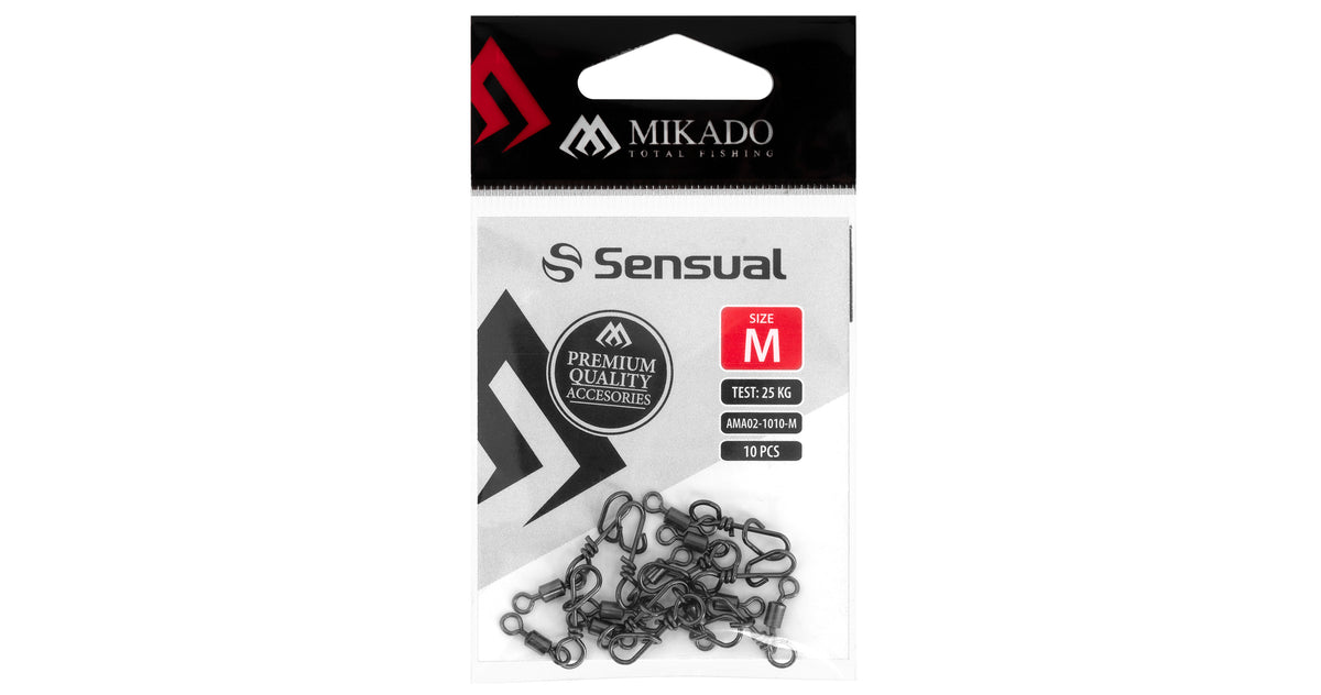 Mikado Roll-Wirbel - Mit Schnappen Mikado - Größe Micro - 10 Stk.