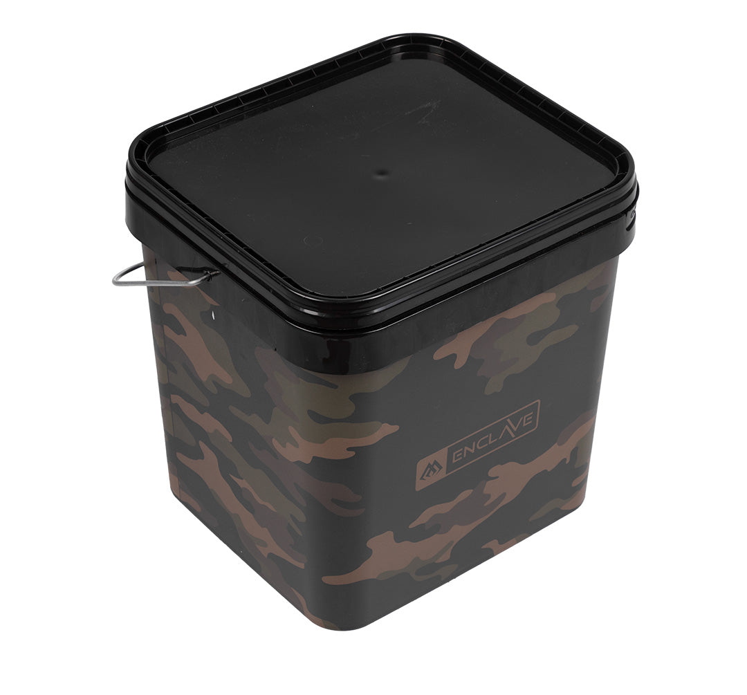 Mikado Bucket - Enclave Camo - Eckiger Futtereimer 17 L - 1 Stk.
