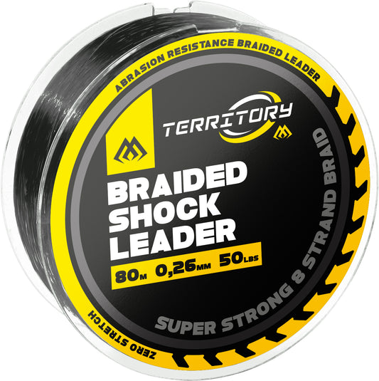 Mikado Schock-Leader - Braided Shock Leader 50lbs/0.26mm/80m - 1 Stk.