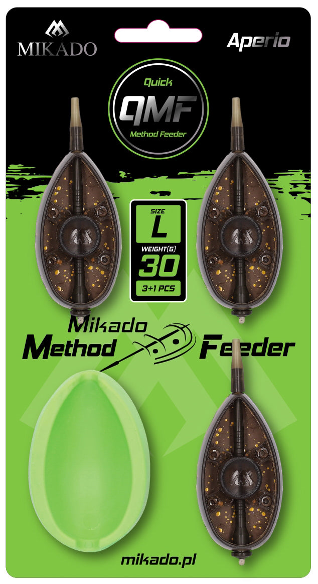 Mikado Feeder - Method Feeder Aperio Q.M.F. System L Set - 3x60g + Feeder Form - 1 Satz