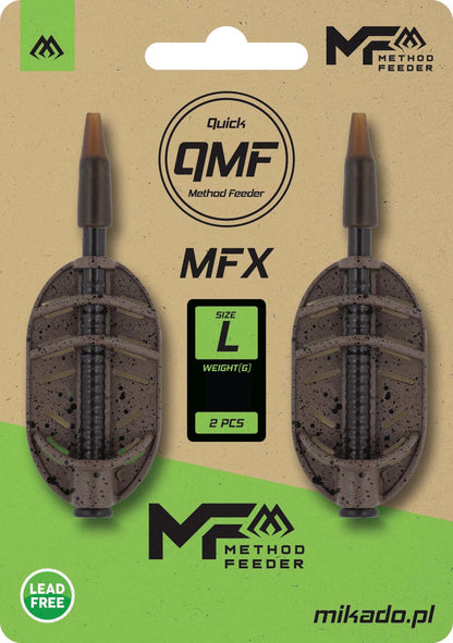 Mikado Feeder - Method Feeder Mfx - Q.M.F. Größe L - 20g - 2 Stk.