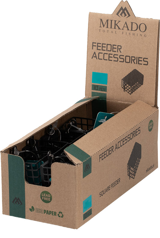Mikado Feeder - Quadrat Mit Boden - 120g - (30x30x55mm) - 1 Stk.