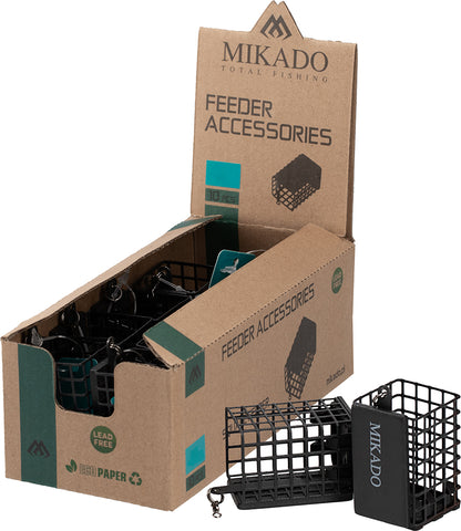 Mikado Feeder - Quadrat Mit Boden - 40g - (30x30x44mm) - 1 Stk.