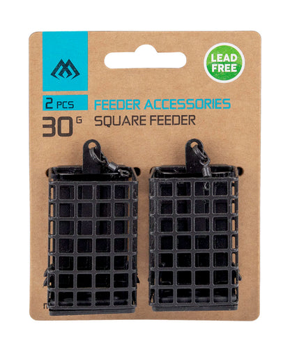 Mikado Feeder - Square With Bottom - 120g - (30x30x55mm) - 2 pcs.