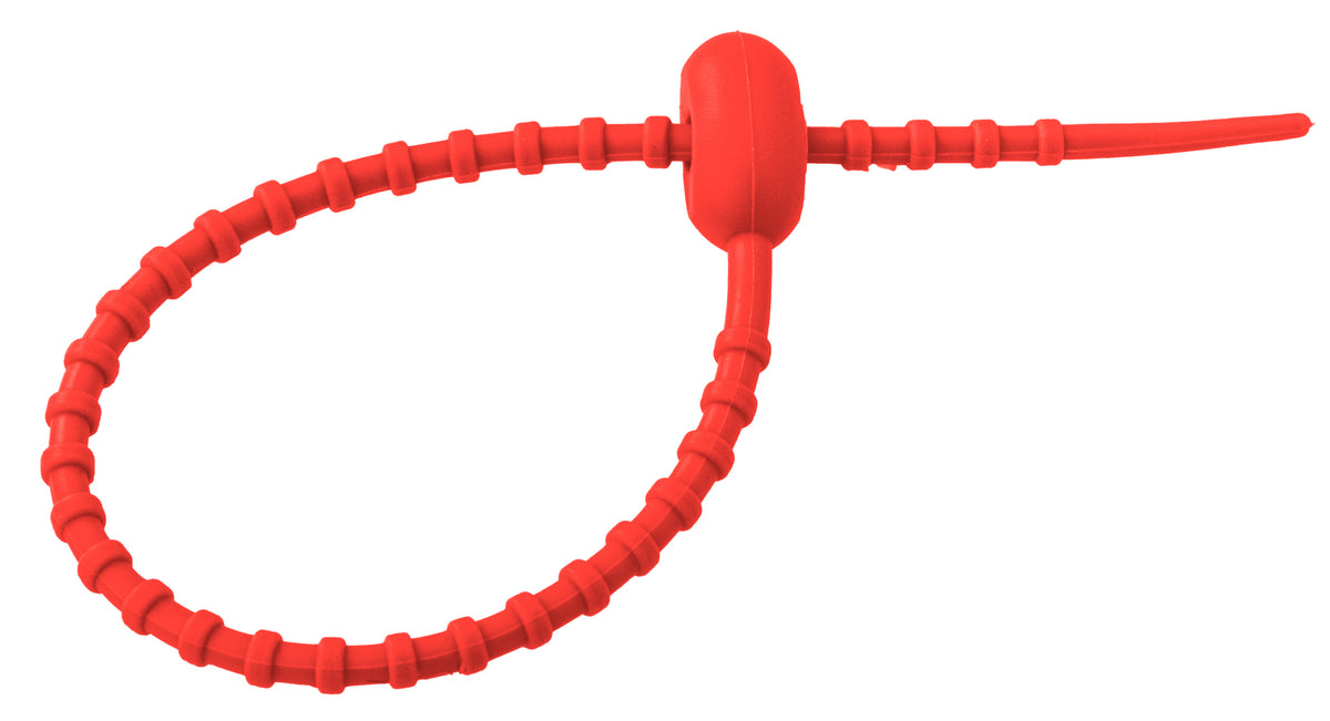 Mikado Band - Silikon-Clipband - 21,5 cm/ROT - 50 stk.
