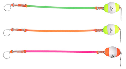 Mikado Bissanzeiger - Hanger Styrofoam Mit Rohr 25cm Größe L - Rot Und Gelb - 10 Stk.