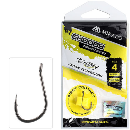 Mikado Haken - Territory - Choody NR. 6 - Teflon Beschichtet - 10 Stk.