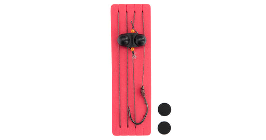 Mikado Set - Wels - Intro Cat „LIVE BAIT/EEL RIG” 100cm Haken Grösse - 2/0 - 1 Satz