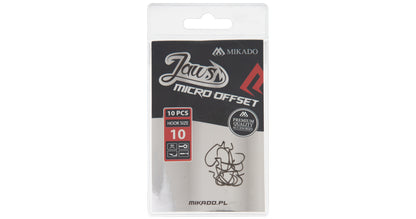 Mikado Haken - Jaws Micro Offset NR. 10 - 10 Stk.