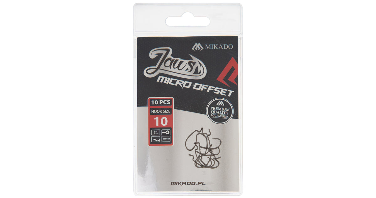 Mikado Haken - Jaws Micro Offset NR. 8 - 10 Stk.