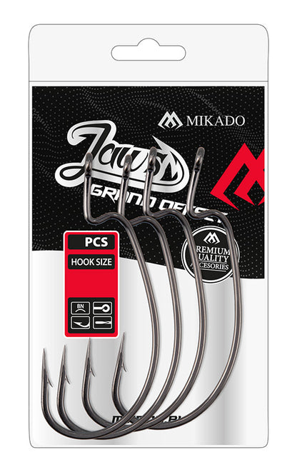 Mikado Haken - Jaws Grand Offset Nr 8/0 - 4 Stk.