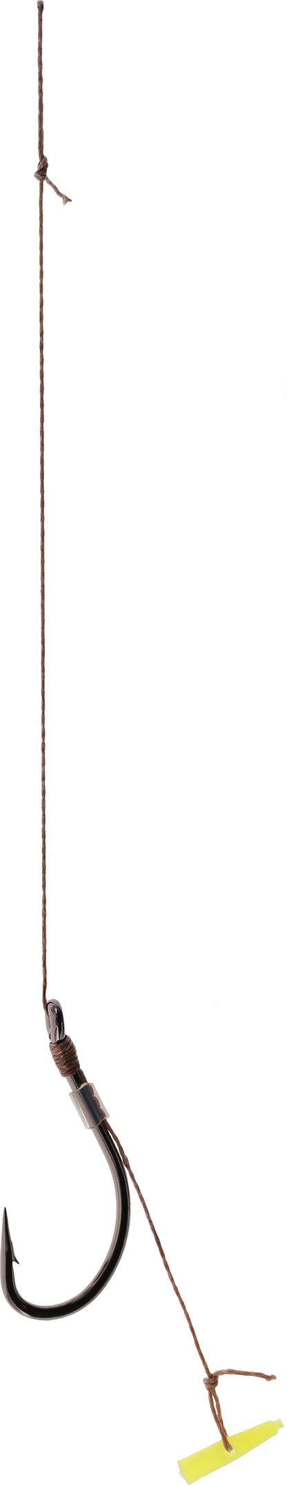 Mikado Methode Feeder Rig - Mit Push Stop - Haken Mit Widerhaken Grösse 12 / Geflochtene Schnüre: 0.12mm/10cm - 8 Stk.
