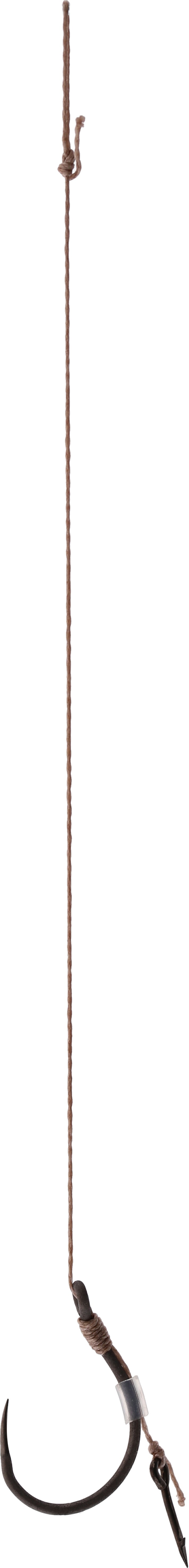 Mikado Methode Feeder Rig - Mit Nadel Haken Ohne Widerhaken 10 / Geflochtene Schnüre 0.12mm/10cm - 8 Stk.