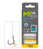 Mikado Leader Mf - MF14 Mit Gummi - Haken Ohne Widerhaken 12 / Geflochtene SCHNÜRE: 0.12mm/10cm - 8 Stk.