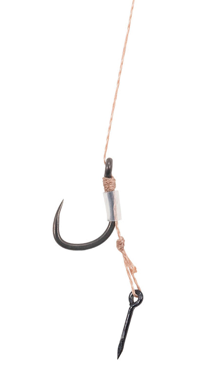 Mikado Leader Mf - MF14 Mit Nadel - Haken Ohne Widerhaken 6 / Geflochtene SCHNÜRE: 0.16mm/10cm - 8 Stk.
