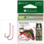 Mikado Haken - Sensual - Round Mit Widerhaken NR. 4 Red - 10 Stk.