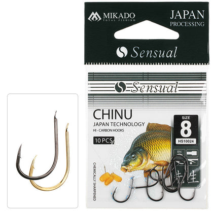 Mikado Haken - Sensual - Chinu NR. 12 G - 10 Stk.