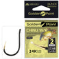 Mikado Haken - Golden Point - Chinu W/R NR. 8 Gb - 10 Stk.