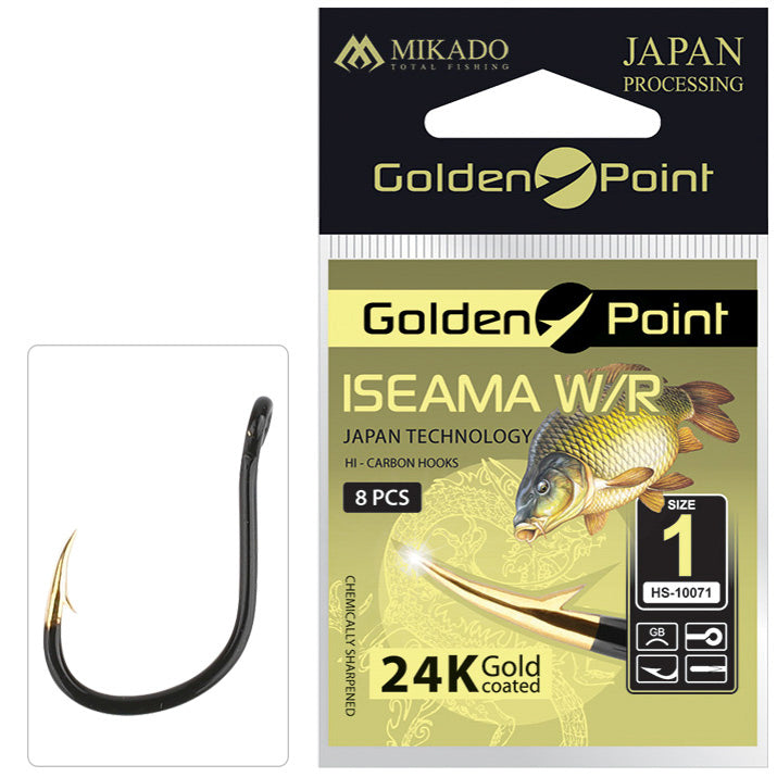 Mikado Haken - Golden Point - Iseama W/R NR. 6 Gb - 10 Stk.