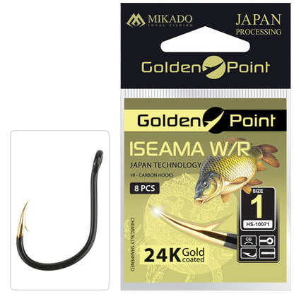 Mikado Haken - Golden Point - Iseama W/R NR. 6 Gb - 10 Stk.