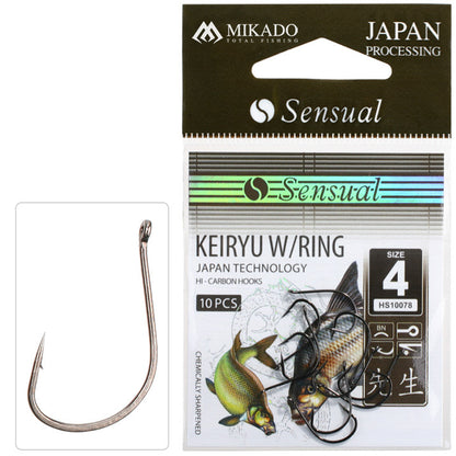 Mikado Haken - Sensual - Keiryu W/RING NR. 8 Bn - 10 Stk.
