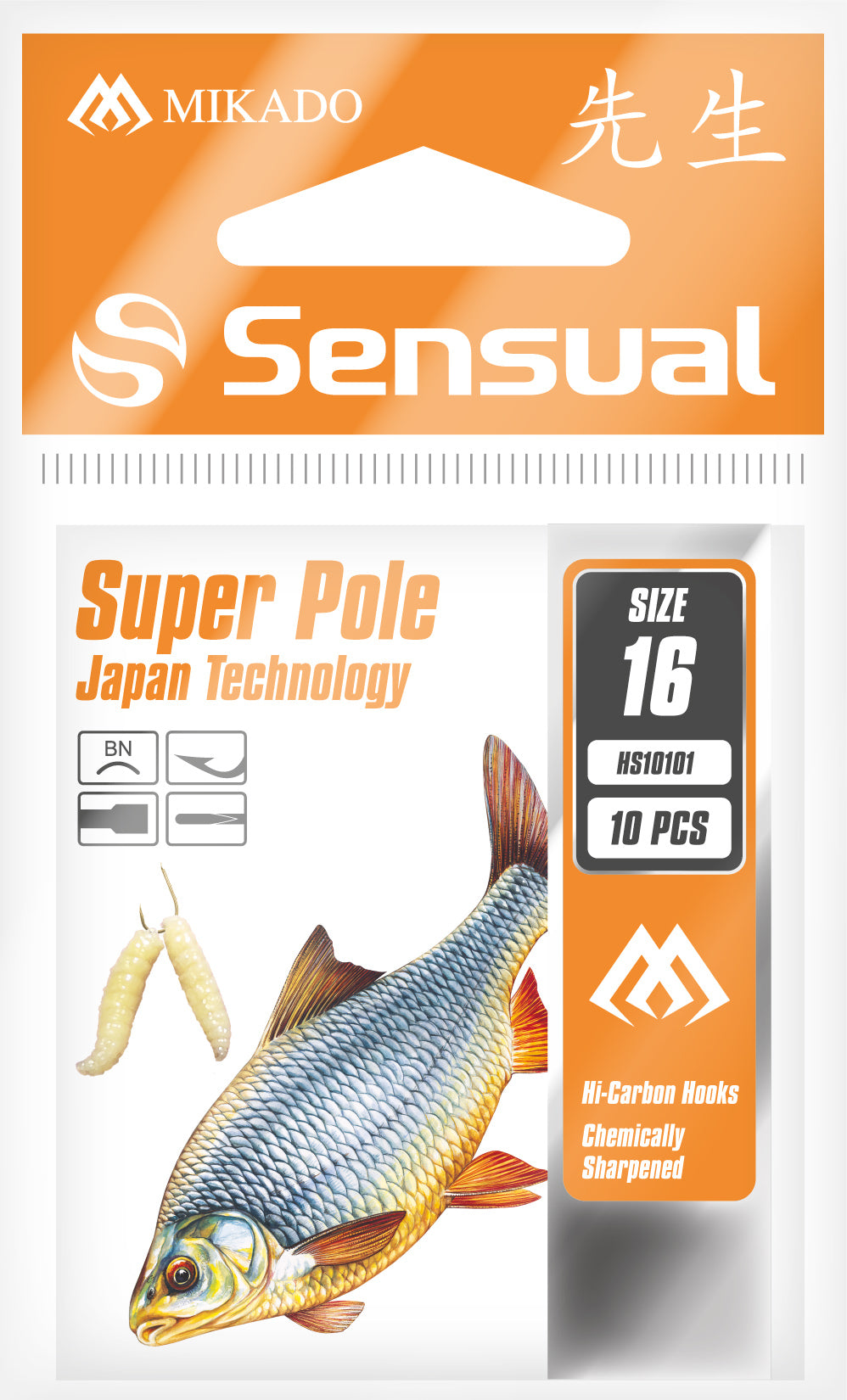 Mikado Haken - Sensual - Super Pole Nr 14 Bn - 10 Stk.