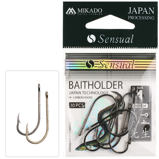 Mikado Haken - Sensual - Baitholder NR. 1/0 Bn - 10 Stk.