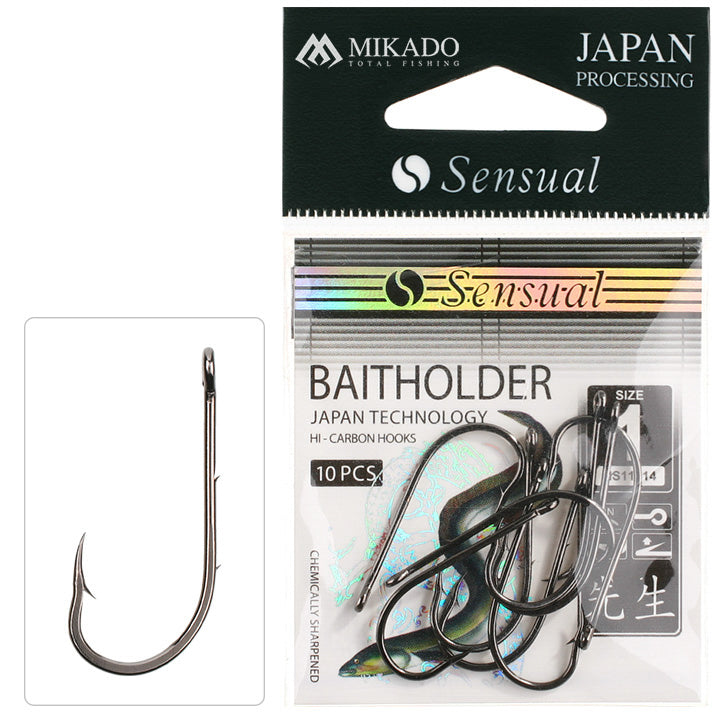 Mikado Haken - Sensual - Baitholder NR. 1/0 Bn - 10 Stk.