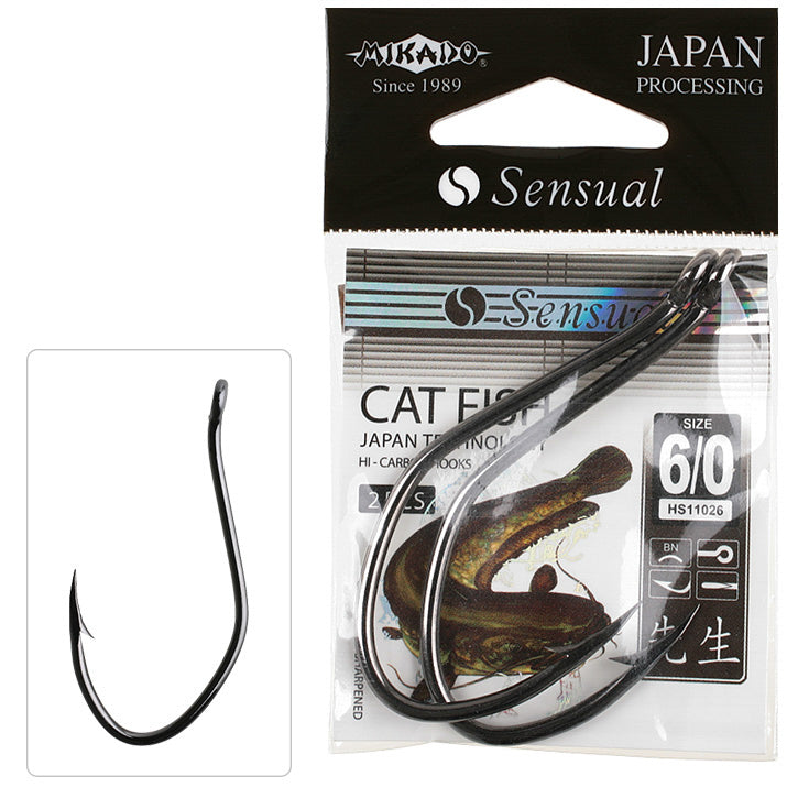 Mikado Haken - Sensual - Cat Fish NR. 4/0 Bn - 2 Stk.