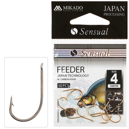 Mikado Haken - Sensual - Feeder 9109 NR. 12 Bn - 10 Stk.