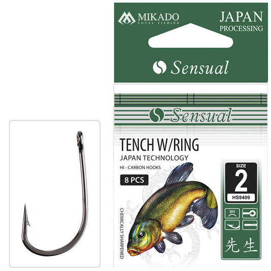 Mikado Haken - Sensual - Tench W/RING NR. 14 Bn - 10 Stk.