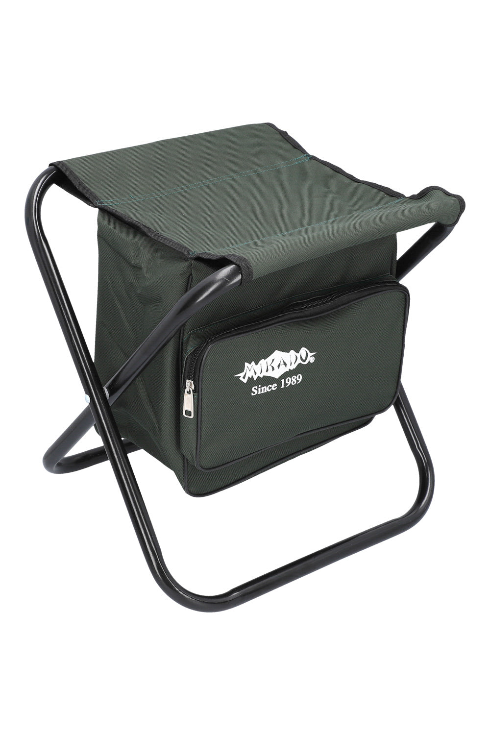 Mikado Hocker - Faltbar Mit Tasche (max w. 100kg) (40x38x31cm) - Grün - 1 Stk.