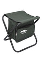 Mikado Hocker - Faltbar Mit Tasche (max w. 100kg) (40x38x31cm) - Grün - 1 Stk.