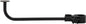 Mikado Halter - Stütze Für Seitliche Plattform - 30 Cm - 1 Stk.