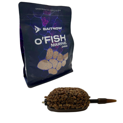 Mikado Pellet Method Feeder - O'FISH Marine 2MM 800g - Packung 1 stk.