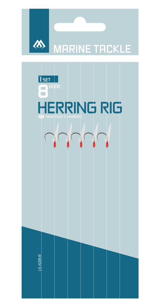 Mikado Meeresvorfach - Herring Rig 5x20cm - Haken NR. - 1 Set