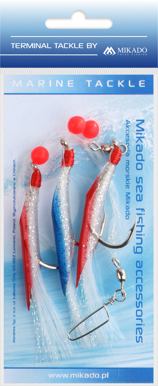 Mikado Meeres-Set - Hair Tube Rig - Haken Grösse 3x6/0 - 1 Satz