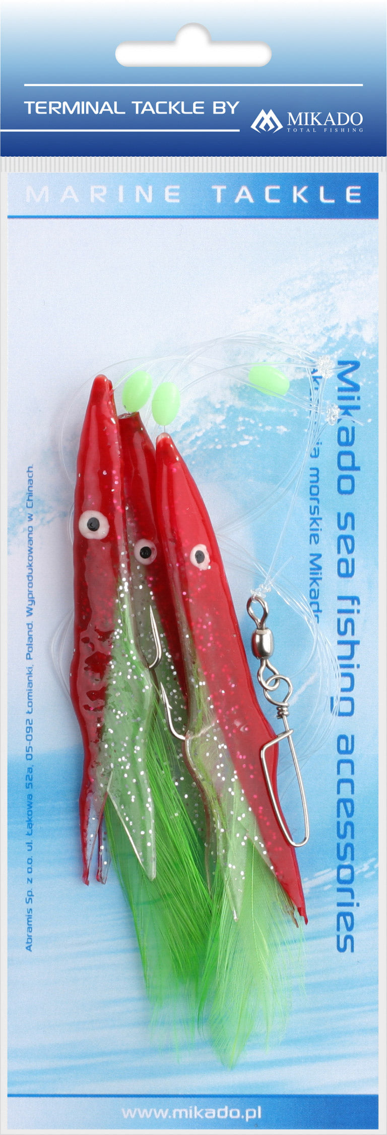Mikado Meeres-Set - Belona Rig 12cm - Haken 3x1/0 - 1 Satz