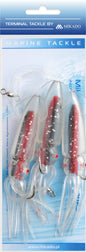 Mikado Meeres-Set - Squid Rig 12cm - Haken 3x6/0 - 1 Satz