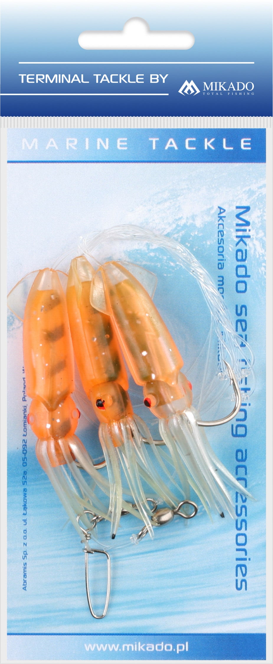 Mikado Meeres-Set - Squid Rig 7.5cm - Haken 3x4/0 - 1 Satz