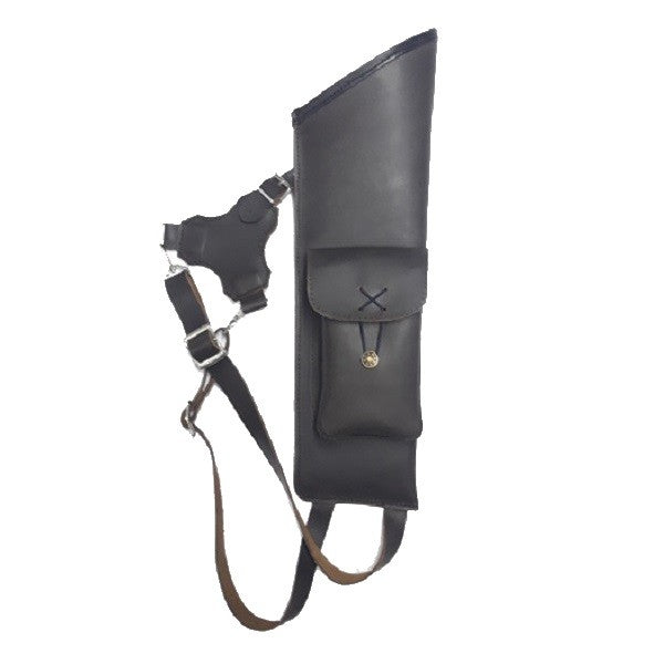 BLACK FLASH Archery Rückenköcher SILENTOS braun Rechtshand