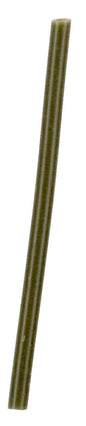 Mikado Gummis - Für Haken Grösse 6-10 - Silikon - Größe 0.75mm - Dunkelgrün - 5 x 15 Stk.
