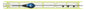Mikado Pose - Set - 031-2.0g / Schnur: 0.14/0.12mm - Haken 12 - 1 Satz - 5 Stück