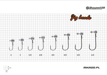 Mikado Jig Head - Sensual - 10g-1 Bn - 3 Stk.