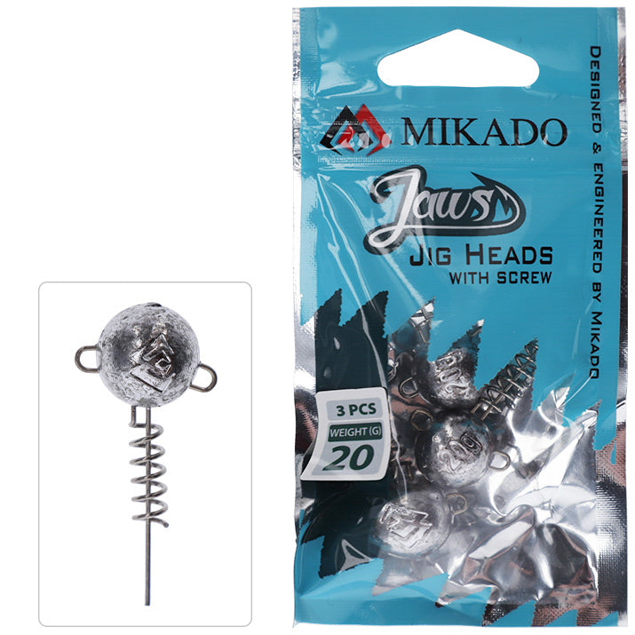 Mikado Bleikopf - Jaws Mit Schraube 5g - 3 Stk.